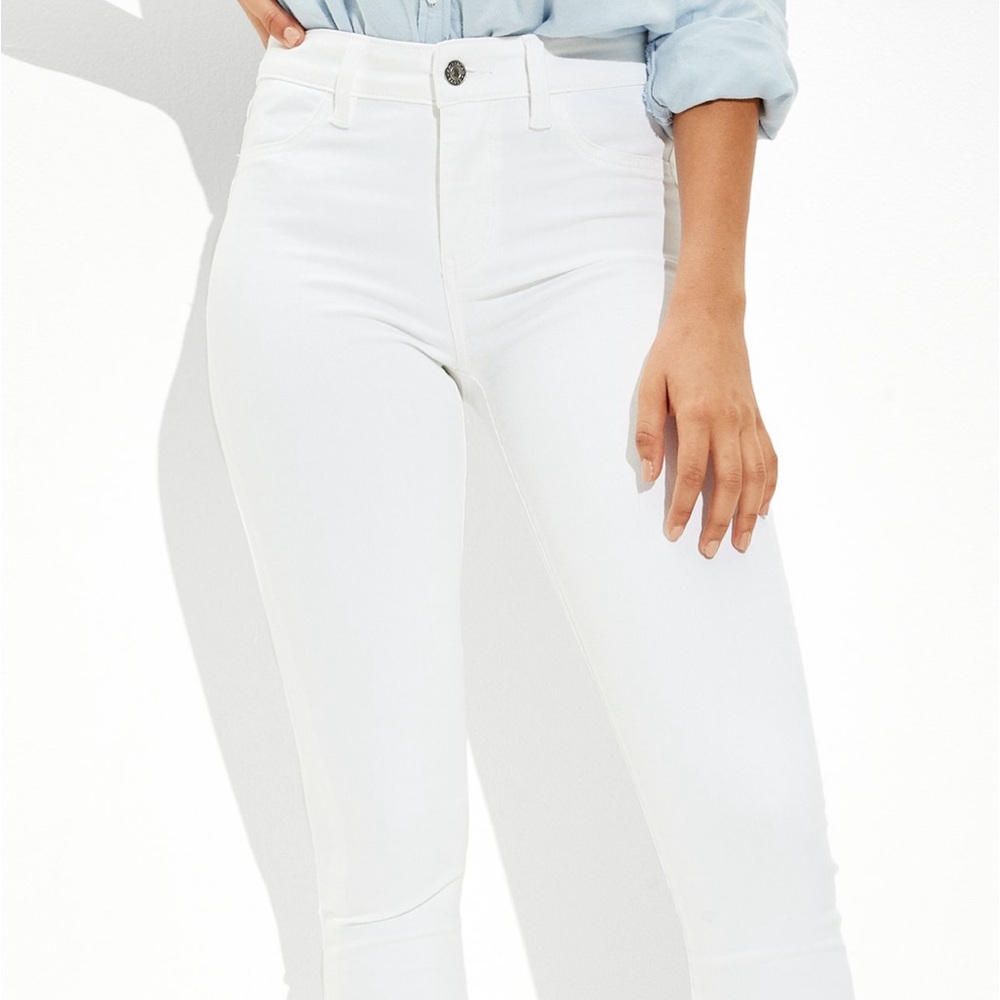 AE Ne(x)t Level High-Waisted Jegging in white